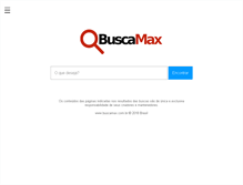 Tablet Screenshot of buscamax.com.br